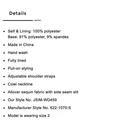 Jonathan Simkhai Silver Finley All Over Sequined Lined Dress Gown IT44 - Picture 11 of 16